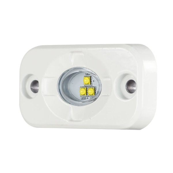 Heise Led Lighting Systems HEISE Marine Auxiliary Accent Lighting Pod - 1.5" x 3" - White/White HE-ML1